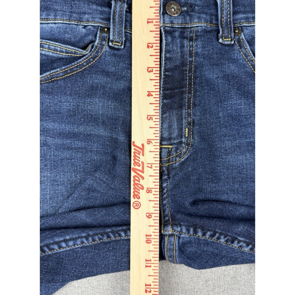 True Craft Athletico Jeans Mens 30x30 Dark Wash Straight Stretch Denim - Picture 7 of 9